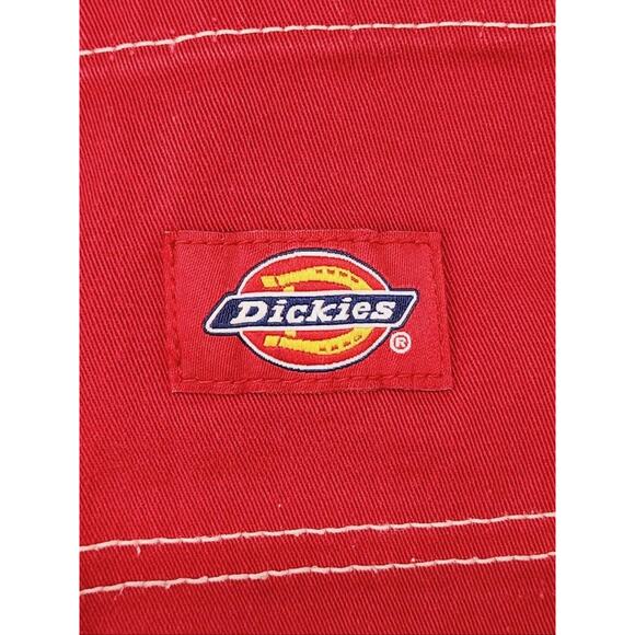 Dickies Pants Womens 29x30 Red Workwear Utility Hammer Loop Straight Rockabilly - Picture 8 of 16